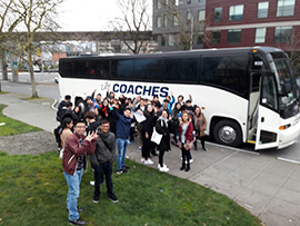 Chinese Group of Seattle sightseeing tour